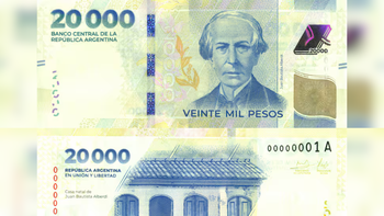 Comenzaron a circular los nuevos billetes de $20.000: qué características tienen