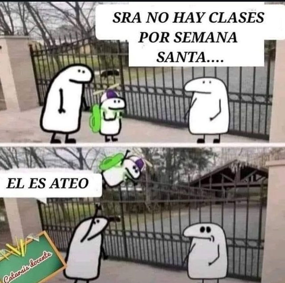 Las vecinas comparten memes sobre docencia, conurbano y actualidad.