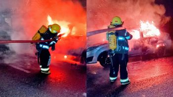 Almirante Brown: incendio de un auto generó preocupación en Claypole