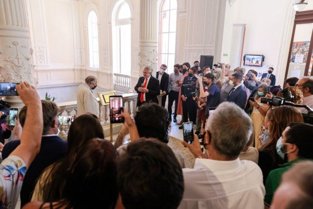 Las declaraciones de Alberto Fernández se dieron en el marco de una conferencia de prensa en la Casa Rosada.