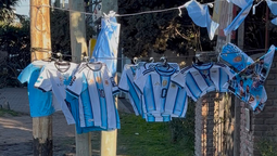 la changa de los vendedores de camisetas de argentina en canning: ahora por suerte la gente sale