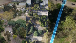 lanus: inauguraron el primer espacio del parque central las colonias