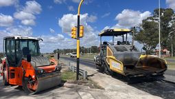 canning: realizan reparaciones en la ruta 58 entre el pampero y el rebenque