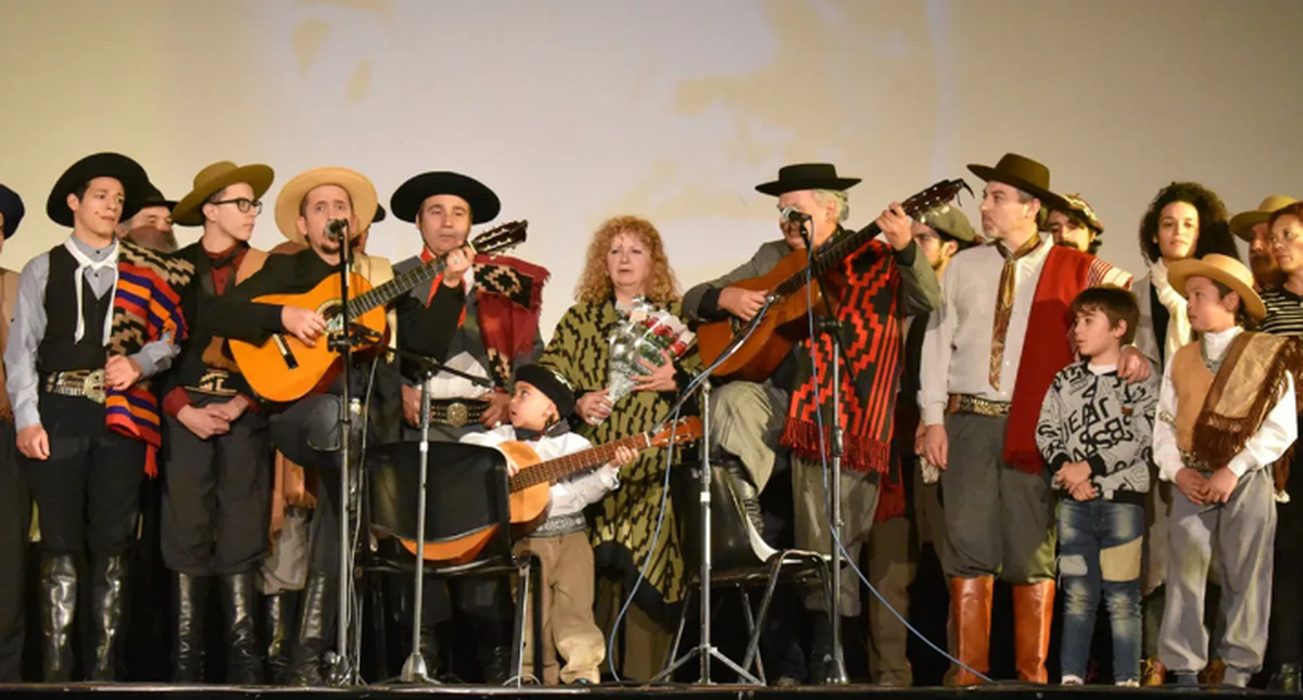 Una edición anterior del Encuentro de Payadores de San Vicente.