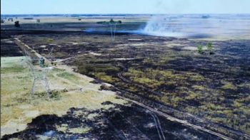 Bomberos de San Vicente trabajaron 9 horas en un incendio: alerta ante la ola de calor y la sequía