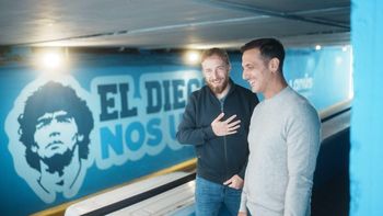 Inauguraron espacio en homenaje a Maradona en el límite entre Lomas de Zamora y Lanús