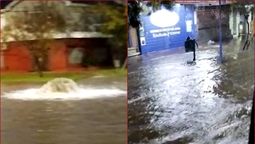 Múltiples inundaciones en Lomas por las fuertes tormentas.