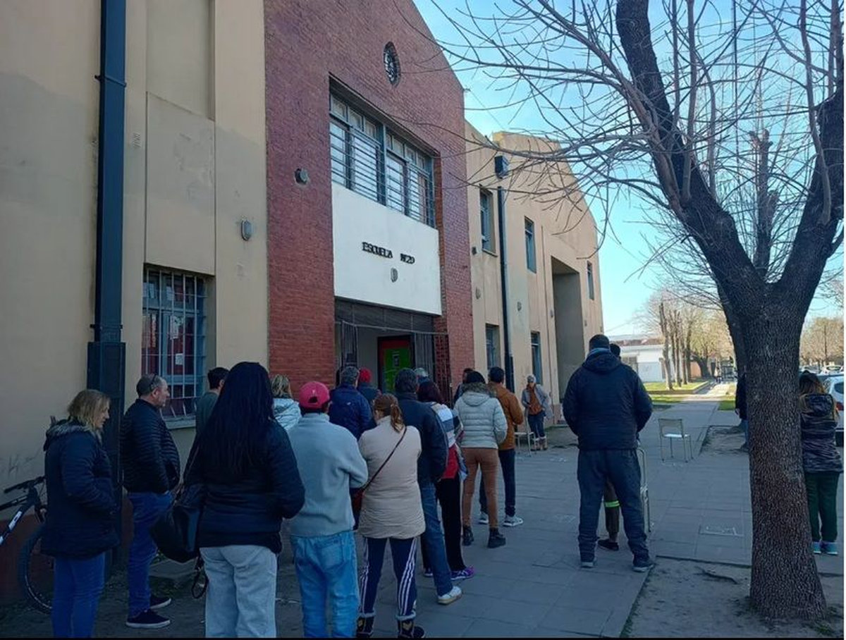 Una imagen de las elecciones de 2023, el &uacute;ltimo llamado a los urnas al que asistieron los sanvicentinos.&nbsp;