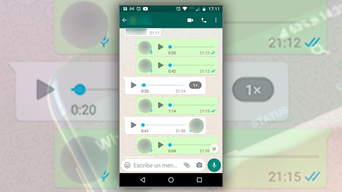 Cómo es la nueva función de WhatsApp que permite reproducir audios a mayor velocidad