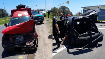 Grave choque en la Ruta 58 en San Vicente: dos heridos