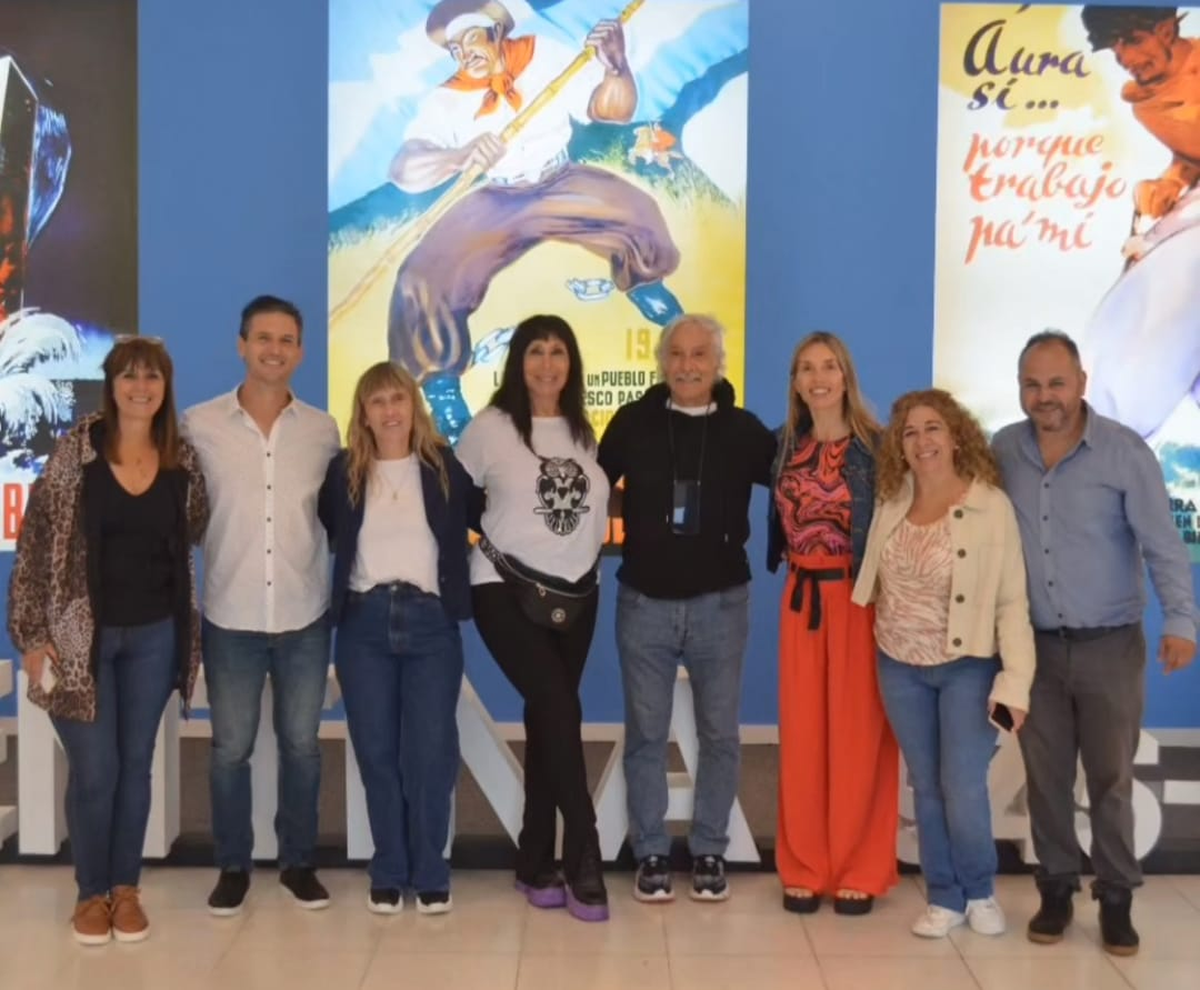 Moria Cas&aacute;n en la quinta de Per&oacute;n de San Vicente.