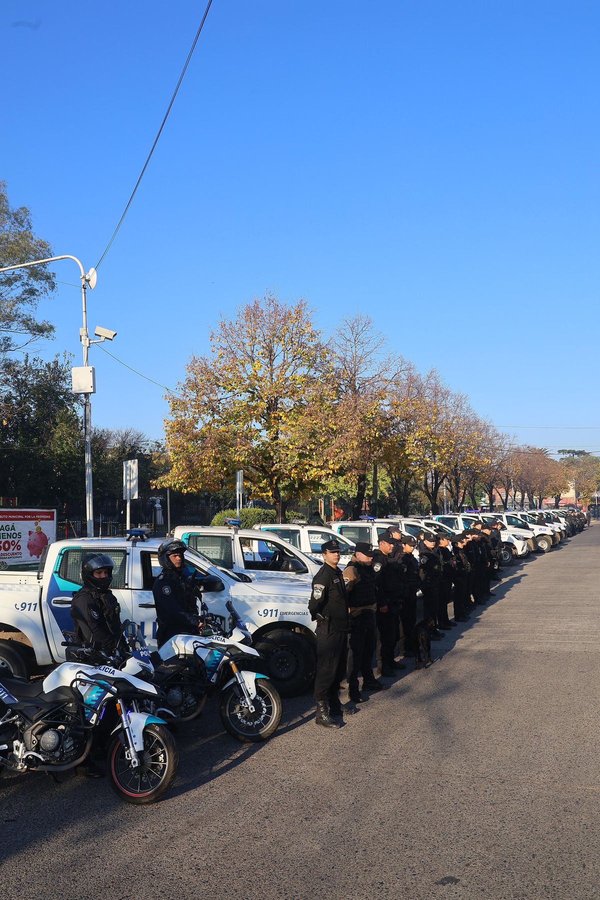 El operativo de seguridad se desarrolló en Luis Guillón.