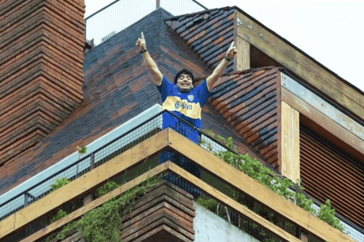 La casa de Maradona en Villa Devoto qued&oacute; vacante.