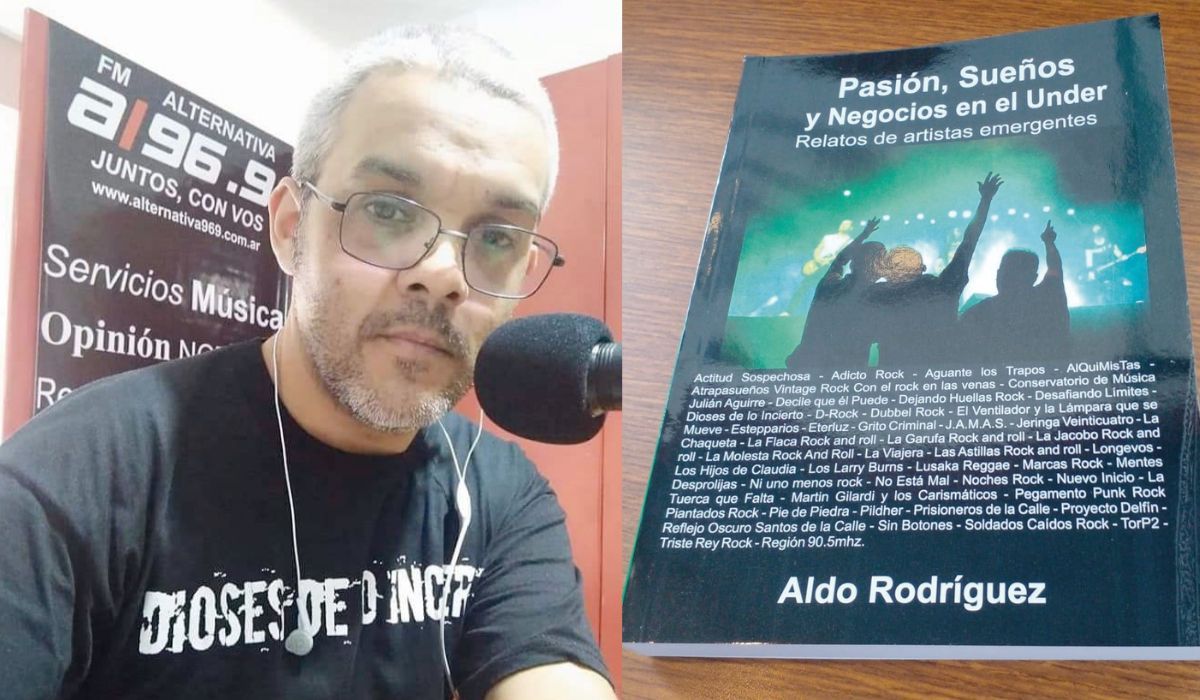 Un vecino de Monte Grande escribió un libro con las historias de las bandas de rock de la región 
