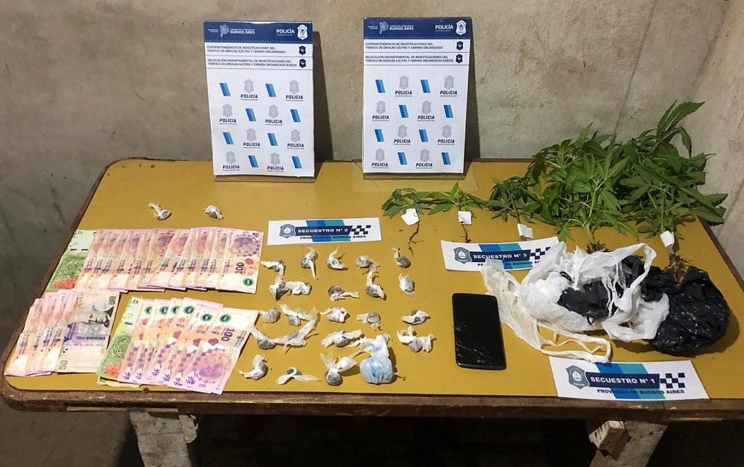Ezeiza.&nbsp;La Delegaci&oacute;n Antinarcotr&aacute;fico puso tras las rejas a un vendedor de drogas de Spegazzini y secuestr&oacute; varias plantas de marihuana.