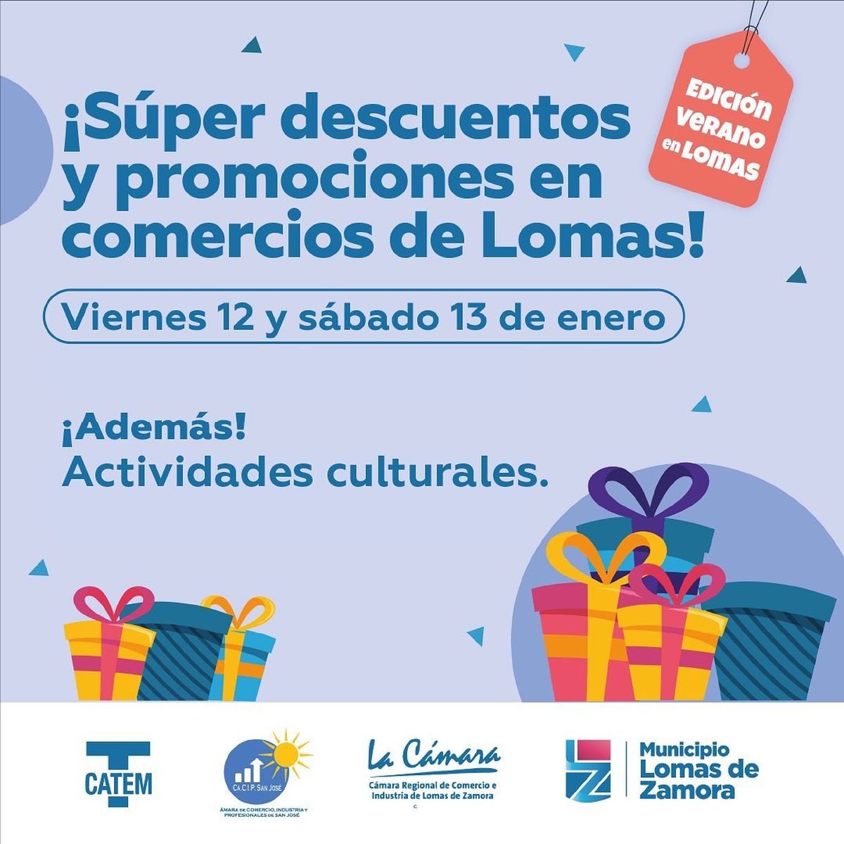 El evento que se hará en Lomas, Temperley y San José.
