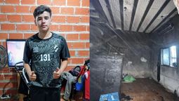 incendio destruyo una vivienda de un juvenil de claypole: nos quedamos sin nada