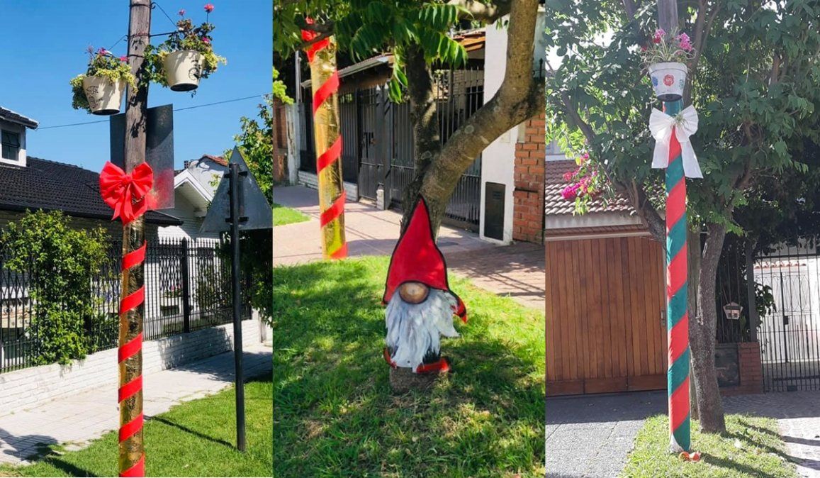 Lomas de Zamora bien navideña: así esperan el 25 los vecinos de Turdera.