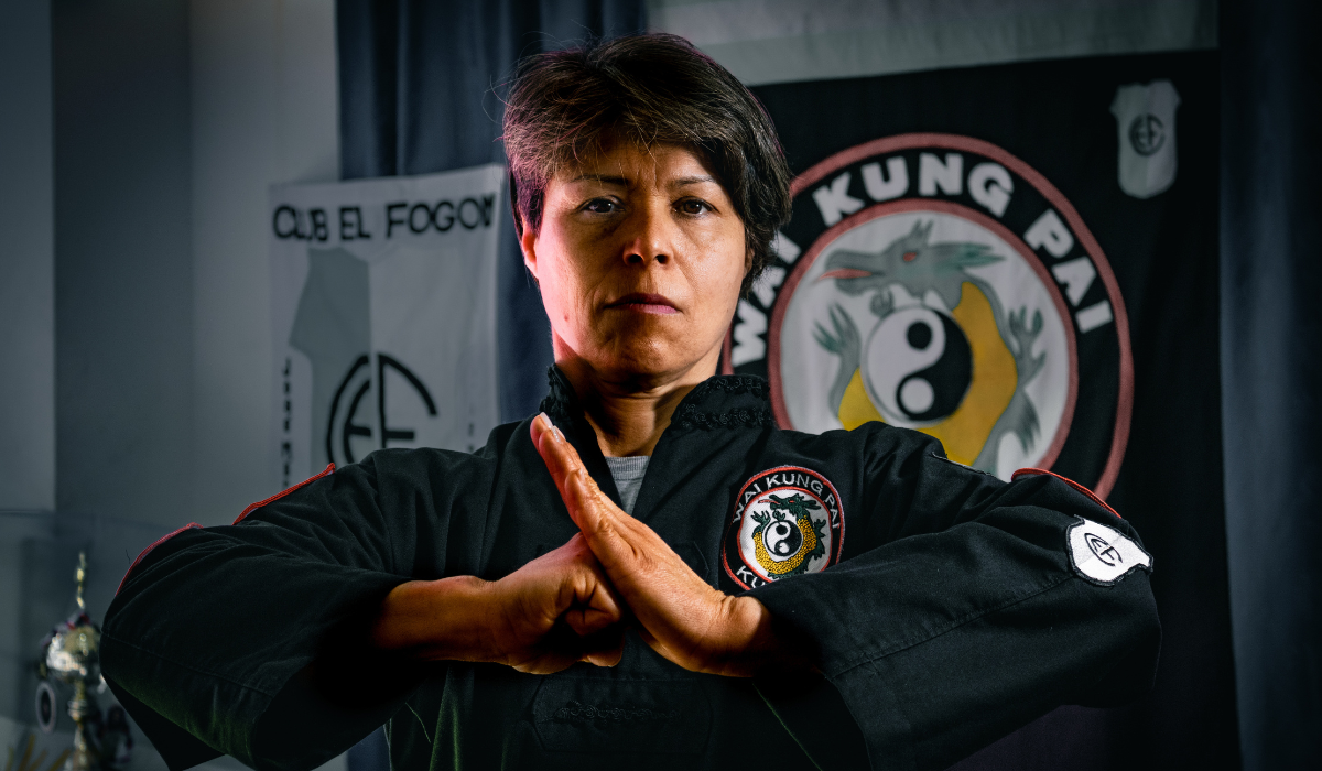 Una vecina de Almirante Brown de 53 años es campeona mundial de Kung Fu 