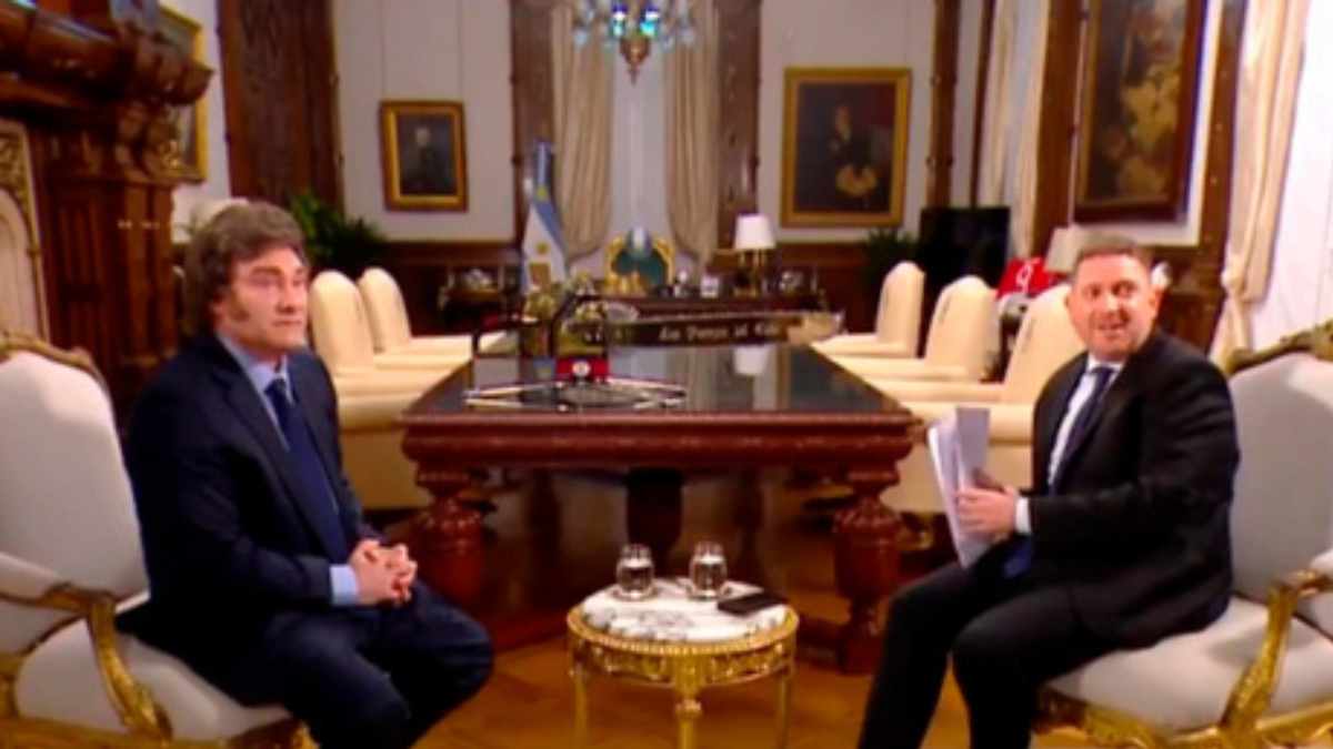 Escandalosa filtración tras la entrevista a Milei: preguntas guionadas ...