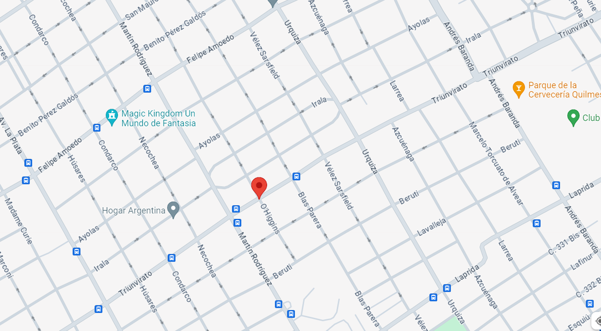 El intento de robo ocurrió en el cruce entre la calle O'Higgins y Triunvirato, en Quilmes Oeste.