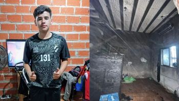 Incendio destruyó una vivienda de un juvenil de Claypole: Nos quedamos sin nada