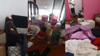 Indignante video: jóvenes de Lanús dejaron un departamento en pésimas condiciones tras sus vacaciones