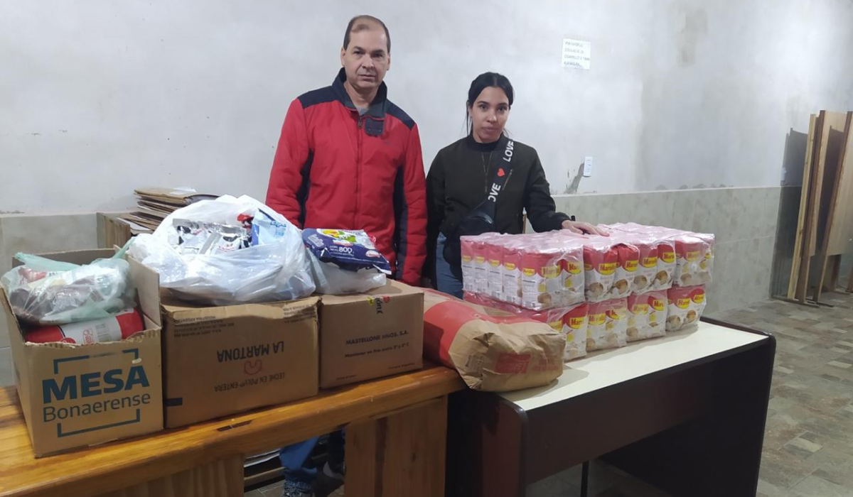 Más de seis comedores de Almirante Brown son ayudados a través de esta iniciativa. 