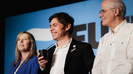 Kicillof encabezó un acto en Ezeiza y recorrió obras de la Casa de la Provincia