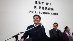 kicillof inauguro las obras de ampliacion de la escuela secundaria tecnica n°1 de presidente peron