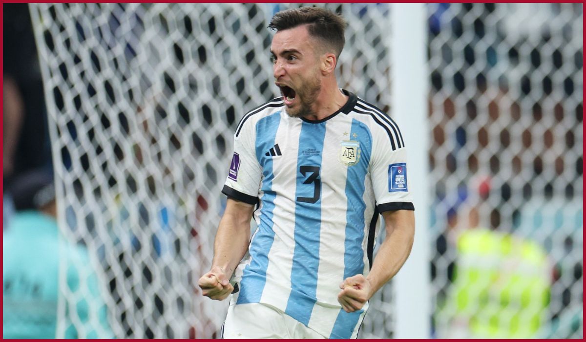 Nicolás Tagliafico: el vecino de Calzada y jugador número 12 de La Scaloneta que la rompió ante Croacia.