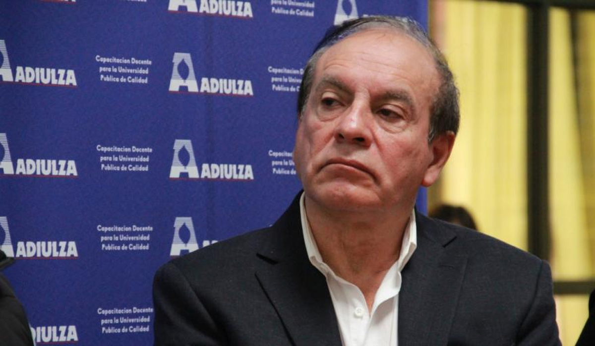 Miguel Briscas, secretario general de la Asociación de Docentes Universitarios de la Universidad Nacional de Lomas de Zamora.