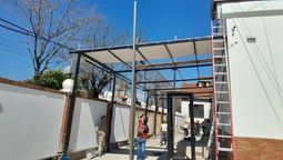 lanus: construyen nuevo acceso para el hospital evita