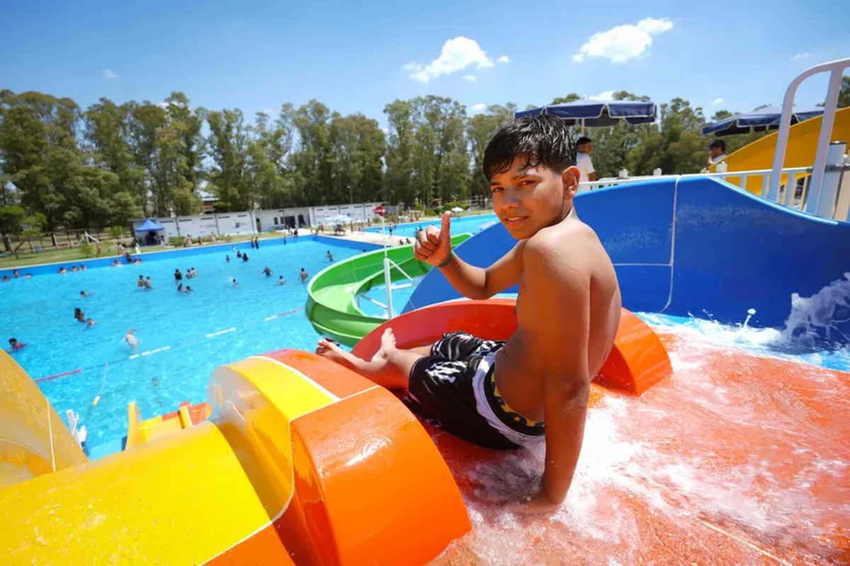 El Parque Albertina en Lomas de Zamora. 