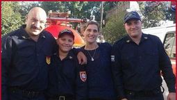 Día del Bombero Voluntario: la tradición bomberil de una familia de Lomas.