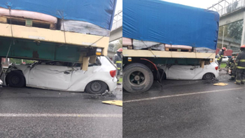 Impactante accidente en La Matanza: dos muertos tras un choque entre un auto y un camión