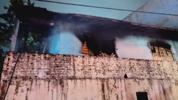 lomas de zamora: incendio en una casa en temperley