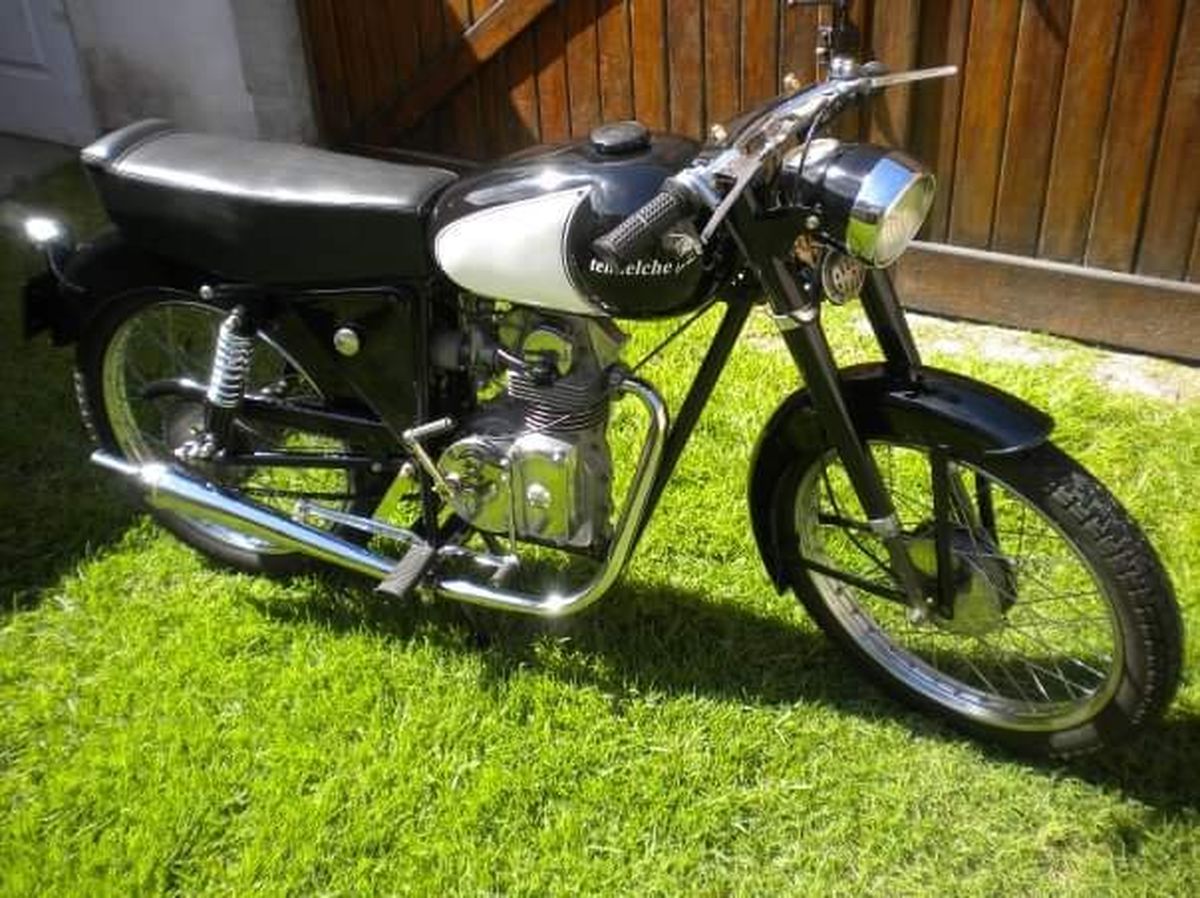 La moto Tehuelche, de diseño íntegramente nacional, producida entre 1957 y 1964.  