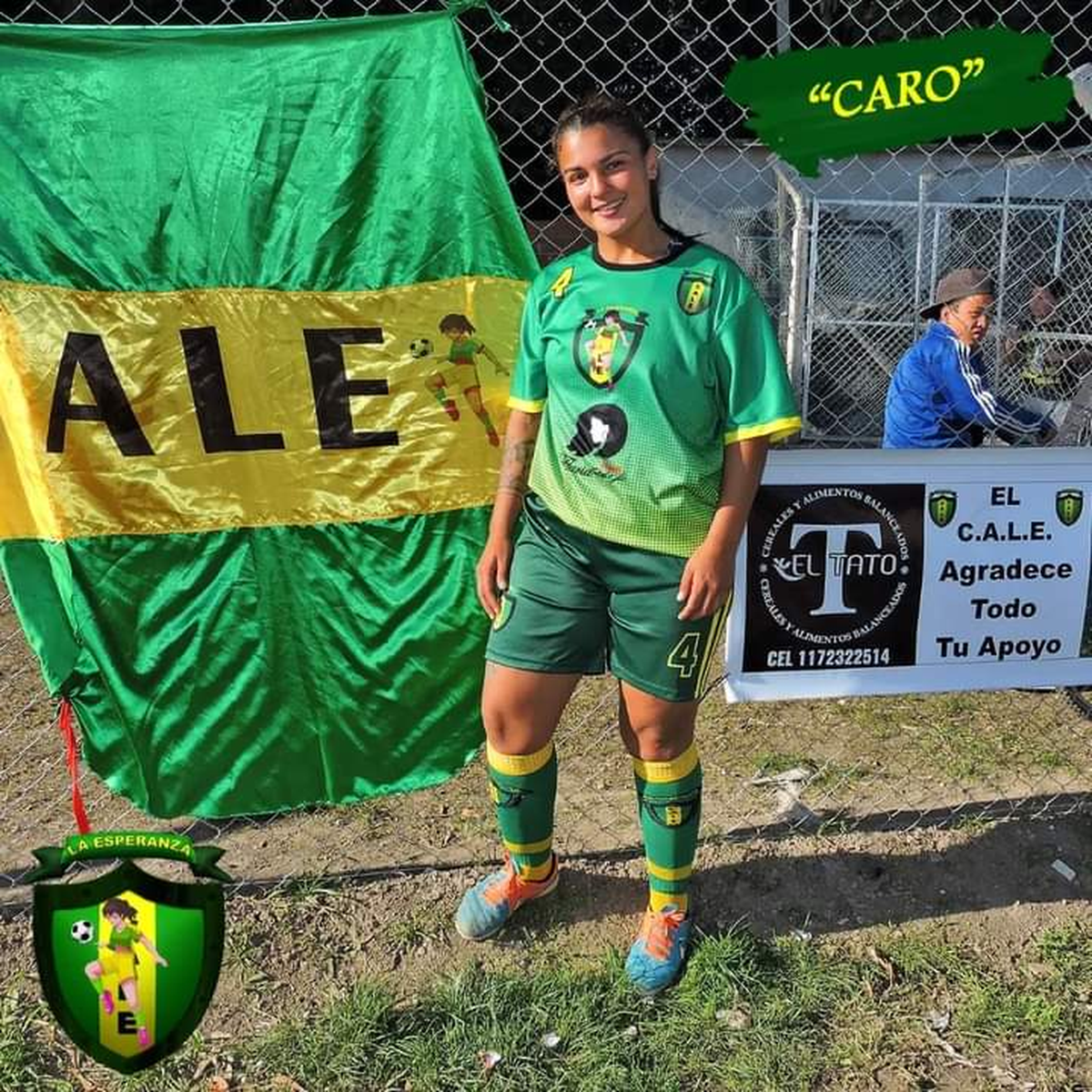 Carolina lleg&oacute; hace un a&ntilde;o a &ldquo;Cale&rdquo; y ya se convirti&oacute; en la capitana del equipo femenino.
