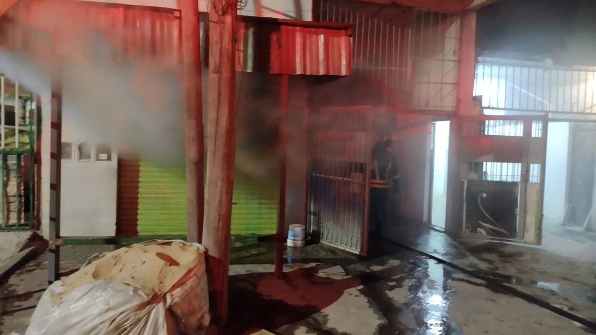 El incendio ocurrió alrededor de las 00:00 horas del día de hoy, en Budge. 