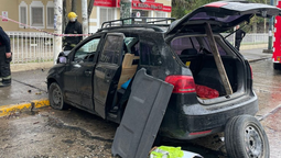 Grave choque en Monte Grande: rescataron al conductor