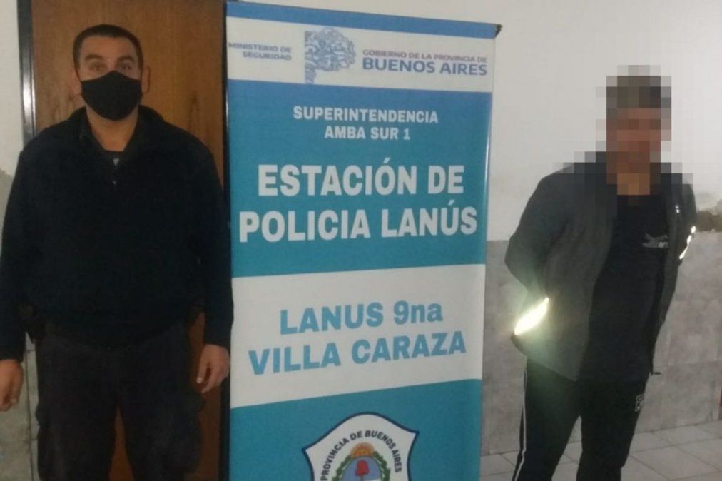 El delincuente fue detenido por