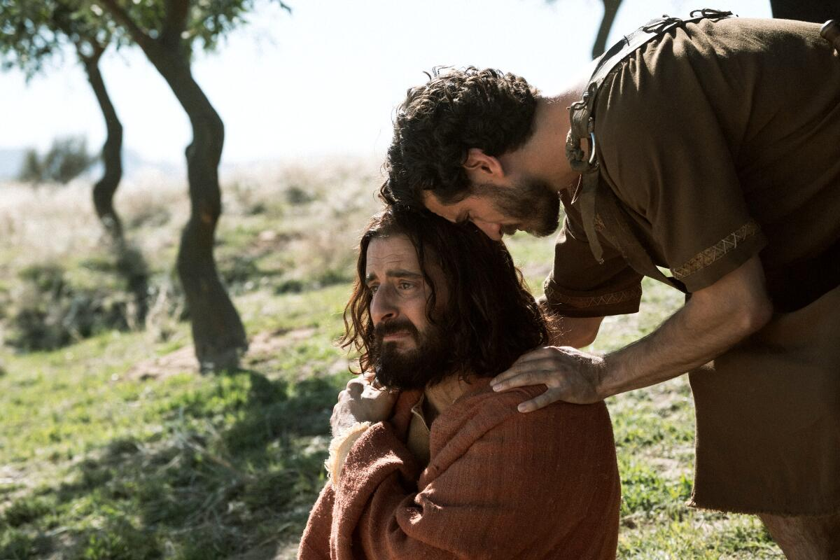 Jes&uacute;s y Juan, en la serie The Chosen.