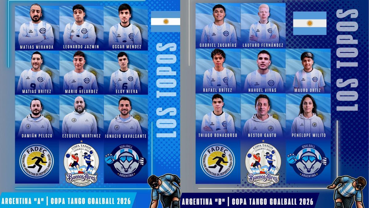 Jugadores de Lomas en el plantel nacional que disputa el torneo internacional.