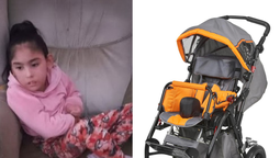 familia de alejandro korn busca una silla especial para su nena con paralisis: es para que pueda ir al colegio