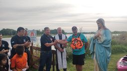 san vicente: emocion en la segunda procesion de la virgen en la laguna