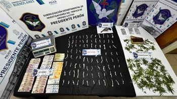 Allanamiento con importante secuestro de drogas en Alejandro Korn: una detenida