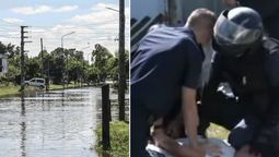Asaltaron a un equipo de periodistas en Quilmes: cubrían las inundaciones y les robaron la cámara
