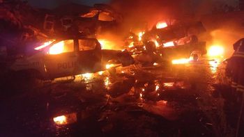 Fuego en un depósito judicial de Ingeniero Budge: no hubo heridos