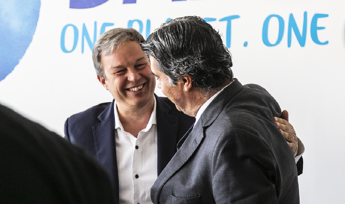 Mariano Cascallares junto a Jorge Capitanich, gobernador de Chaco.&nbsp;